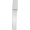 Ekena Millwork 3 1/2-in. W x 12-in. D x 24-in. H Westlake Architectural Grade PVC Knee Brace BRCP035X12X24WTL - alternate 6